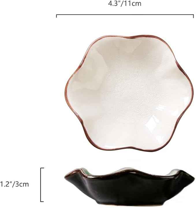 Ice Cracking Leaf Jewelry Dish, Decorative Ring Holder Small Trinket Tray Bowl, Gifts for Daughter Mom Friends, Milk White.