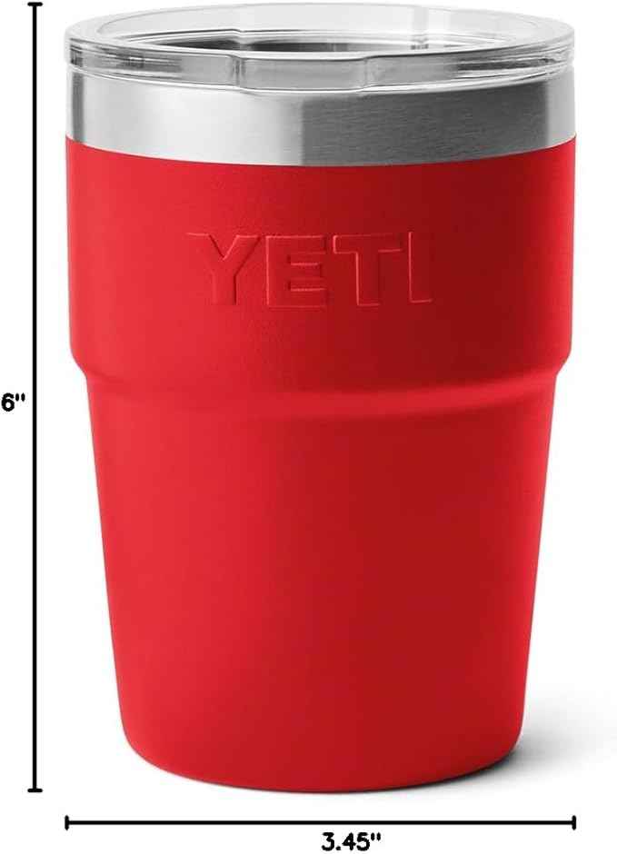 YETI Rambler 16 oz Stackable Tumbler, Vacuum Insulated, Stainless Steel with MagSlider Lid | Stackable, Vacuum Insulated, MagSlider Lid, Stackable, Vacuum Insulated, MagSlider Lid
