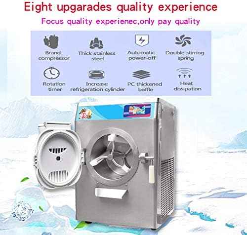 Kolice Commercial ETL Certificate Heavy Duty Countertop Gelato Hard Ice Cream Machine, Sorbettos Maker, Italian Water Ice Cream Machine, Street Food Machine-9-11 gal/hour