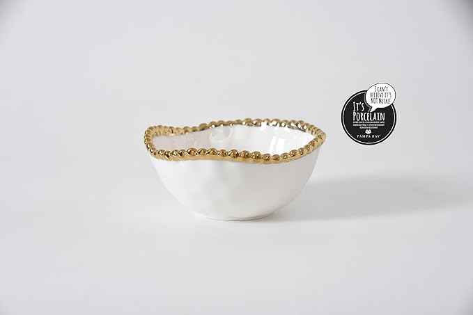 Pampa Bay Golden Salerno, Snack Bowl, 5" D x 2.25"