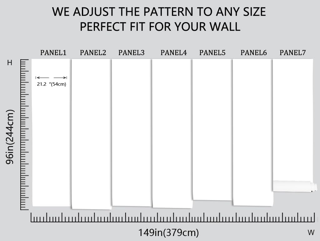 Ancient Large Trees Forest Wallpaper, Large Background Wall Mural, Decorating Bedroom, Living Room, Bath Room(Non-self-Adhesive)