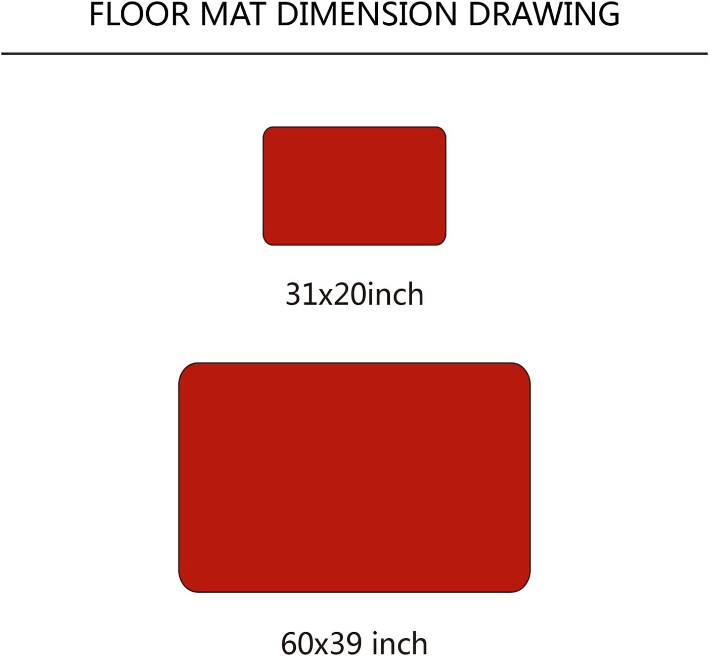 YETTASBIN Ultra Soft Area Rug, Zen Basalt Garden Non-Slip Washable Floor Mat Stain Resistant Indoor Rugs for Living Room Bedroom Dorm Entryway Hallway Home Office Decor, 60 x 39 Inch