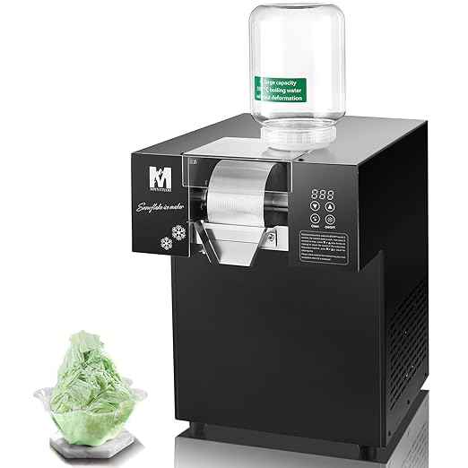 Snowflake Machine Accessories Plastic 4L Water Bucket, Suitable for 1000W Shaved Ice Machine for Snowflake