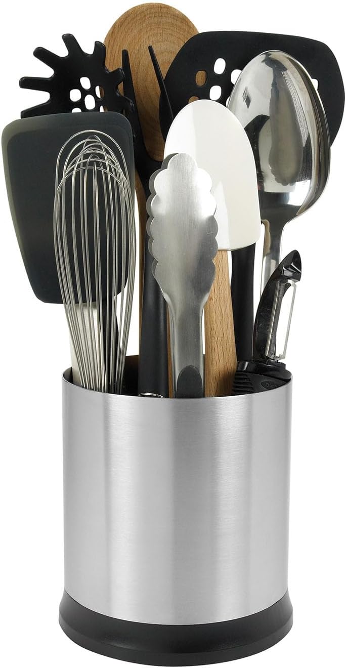 OXO Good Grips Stainless Steel Rotating Utensil Holder