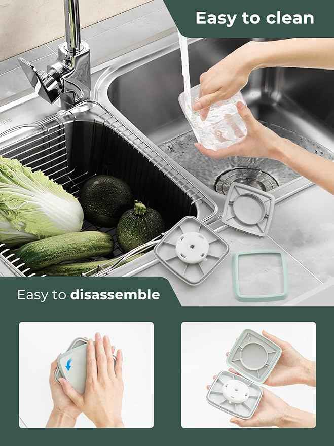 Mini Snack Container - 0.3 Qt Pop Food Storage Containers, BPA Free Small Food Containers with Lids, Food-Grade Air Tight Containers Candy Jars 320ml