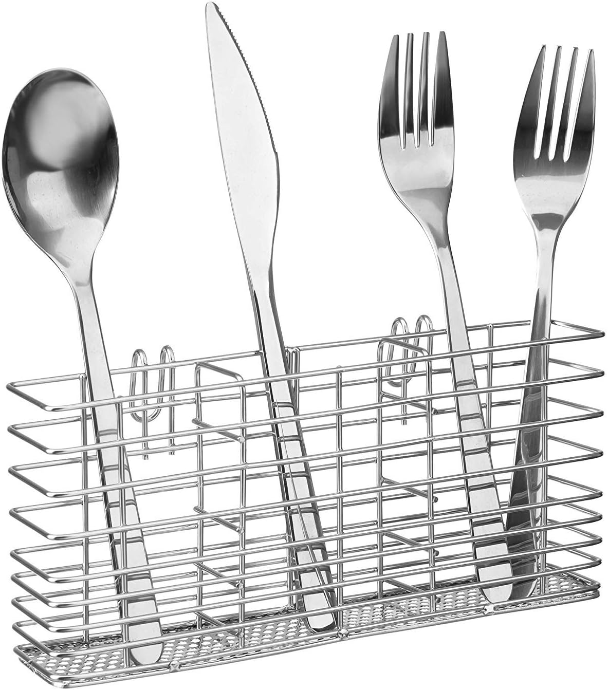 SANNO Large Expandable Dish Drying Rack Dish Rack Drainer with Stainless Steel Utensil Holder Over The Sink Dish Drainer Dish Rack in Sink On Counter