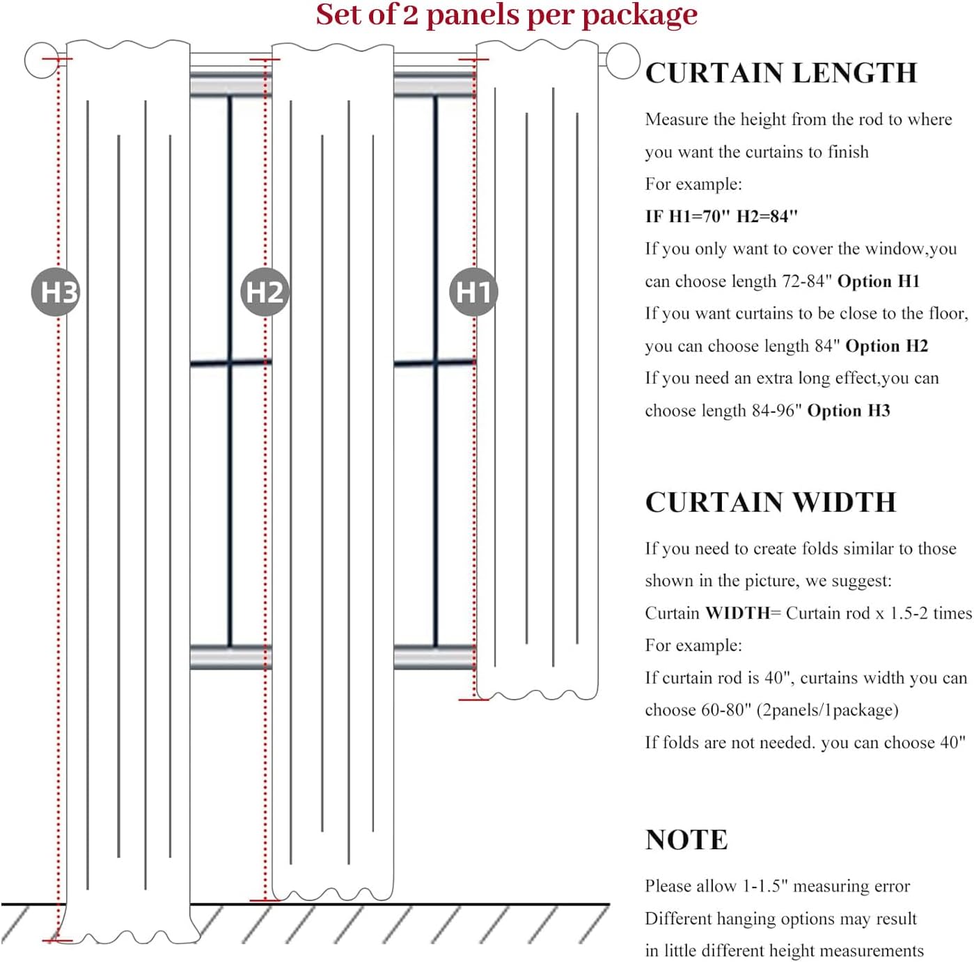 Grey Green Blackout Linen Curtains 90 Inches Long for Living Room/Bedroom, Pleated Window Track Heavy Curtain for winter with Pin Hooks Boho Dark Green Drapes Thermal Insulated (50"Wx90"Lx2Panels)