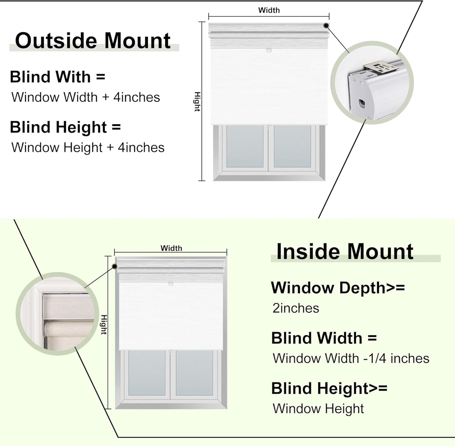 Cordless Dual Roller Shades with Cassette Valance,Double Window Shades Custom Blackout and Light Filtering Shades,Day Night Roller Blinds for Home Office Bedroom,35" W x 80" H,Jacquard White