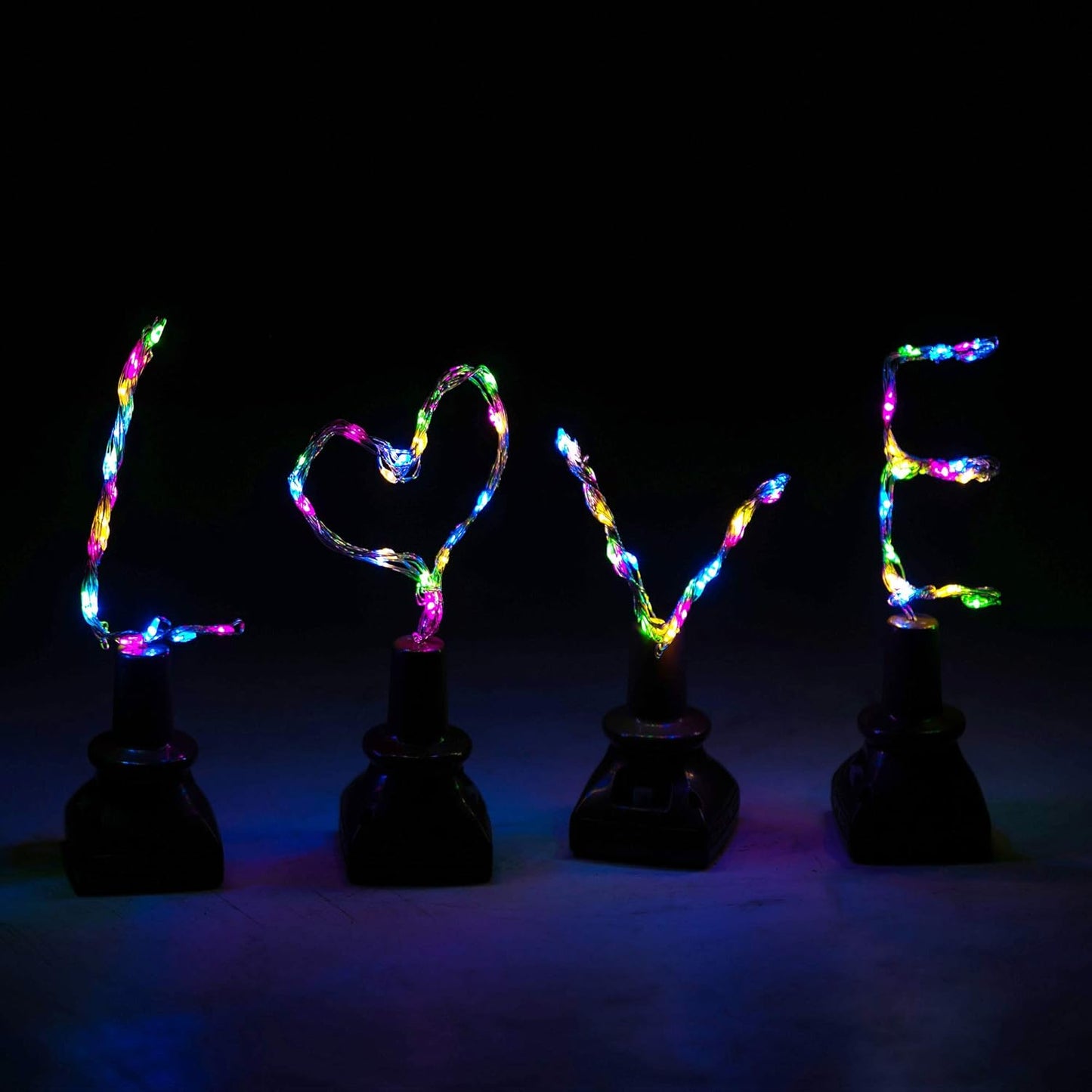 YJFWAL Upgraded 12 Pack Solar Wine Bottle Lights, 20 LEDs Waterproof Copper Light, Bottle Light Fairy Cork String Lights for Yard Patio Decor, DIY Birthday Gift for Mom Grandma Girlfriend(Multicolor)