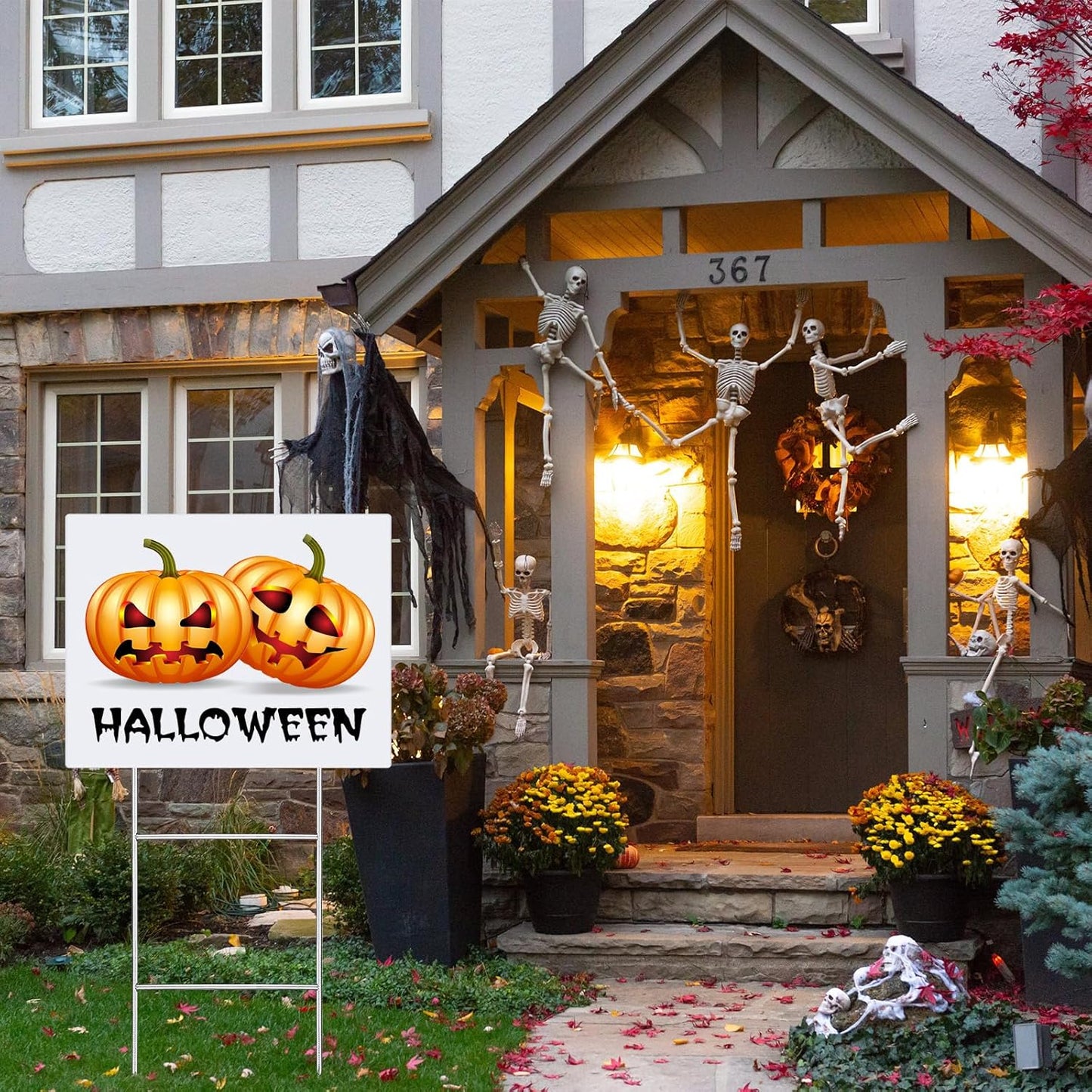 100 Pcs H Stakes for Yard Signs 24'' x 10'' Metal Heavy Duty H Frame Lawn Wire Stakes Weatherproof Metal Sign Holder Bulk for 4mm 5mm Corrugated Signs Board Guidepost Yard House Garden Decor