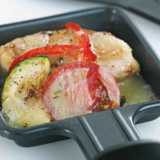 kela 66493 ‘Splügen’ Raclette Table with Black Granite for 2 People