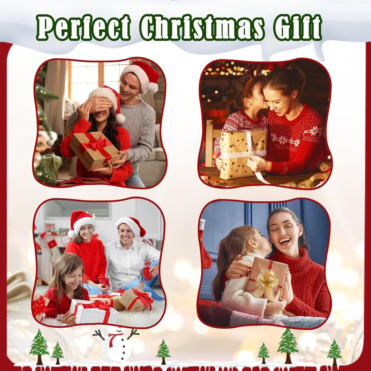 Personalized First Christmas Married Ornament 2025 - Custom 3D Crystal Photo Wedding Ornaments, Personalized Xmas Gifts for Couples (Married)