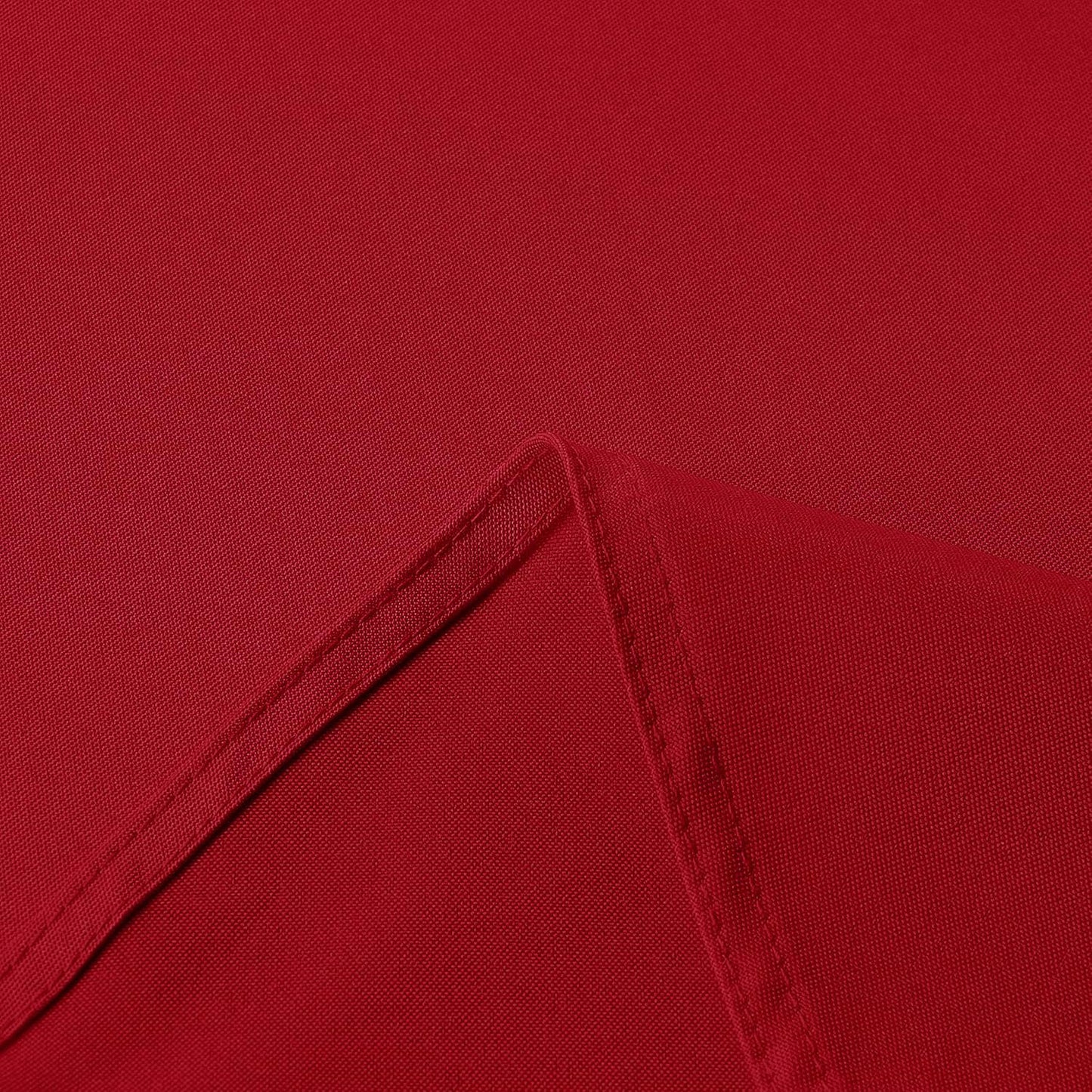 sancua Rectangle Tablecloth - 54 x 120 Inch - Water Resistant Spill Proof Washable Polyester Table Cloth, Decorative Fabric Table Cover for Dining Tables, Buffet Parties, Christmas Red