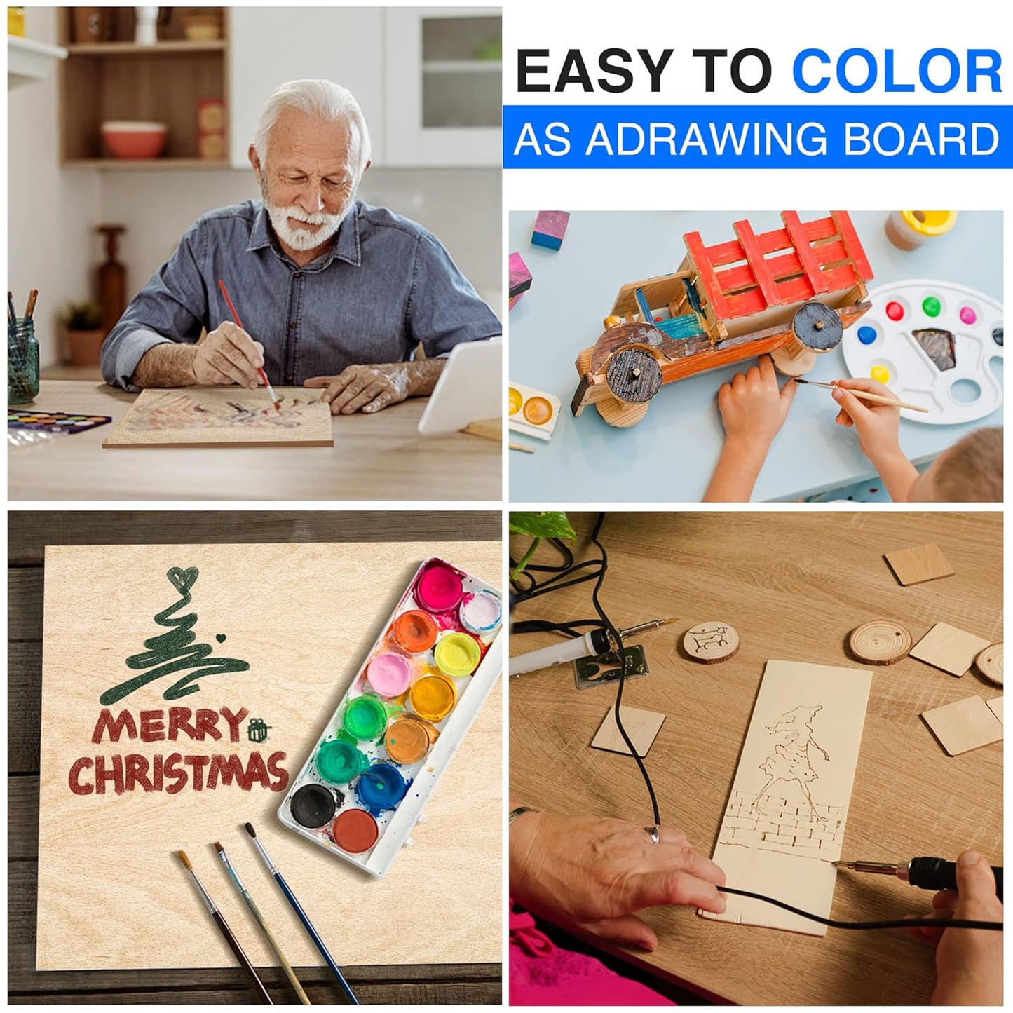 30 Pack Basswood Sheets 12"x12"x1/8", 3mm Basswood for Laser Cutting, Thin Plywood Board Unfinished Wood for Crafts, DIY Architectural Models Making, Wood Engraving, Wood Burning Product.