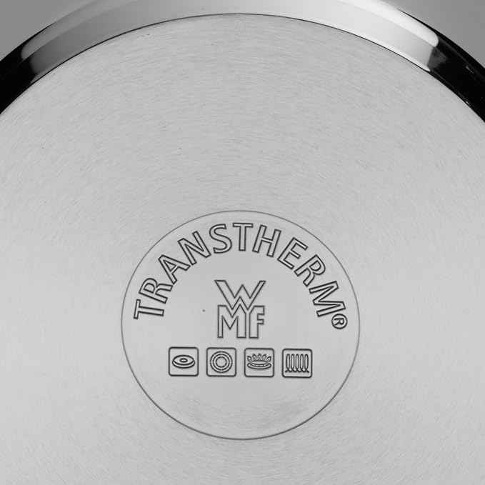 WMF Vitalis Compact Steamer with Steaming Rack, Lid and Thermometer, 18/10 Stainless Steel, 3.5 L