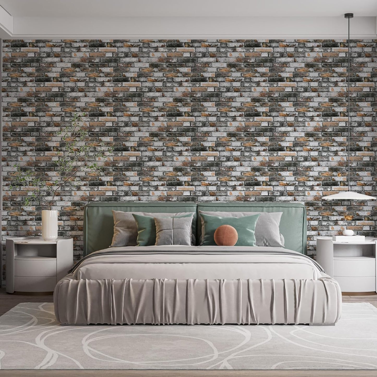 IZODEKOR 3D Stone Effect Wall Panels - Faux Stone Paneling for Living Room, Kitchen, Bathroom and More | Towards The Bridge - Pack of 3, Covers 16 sq ft