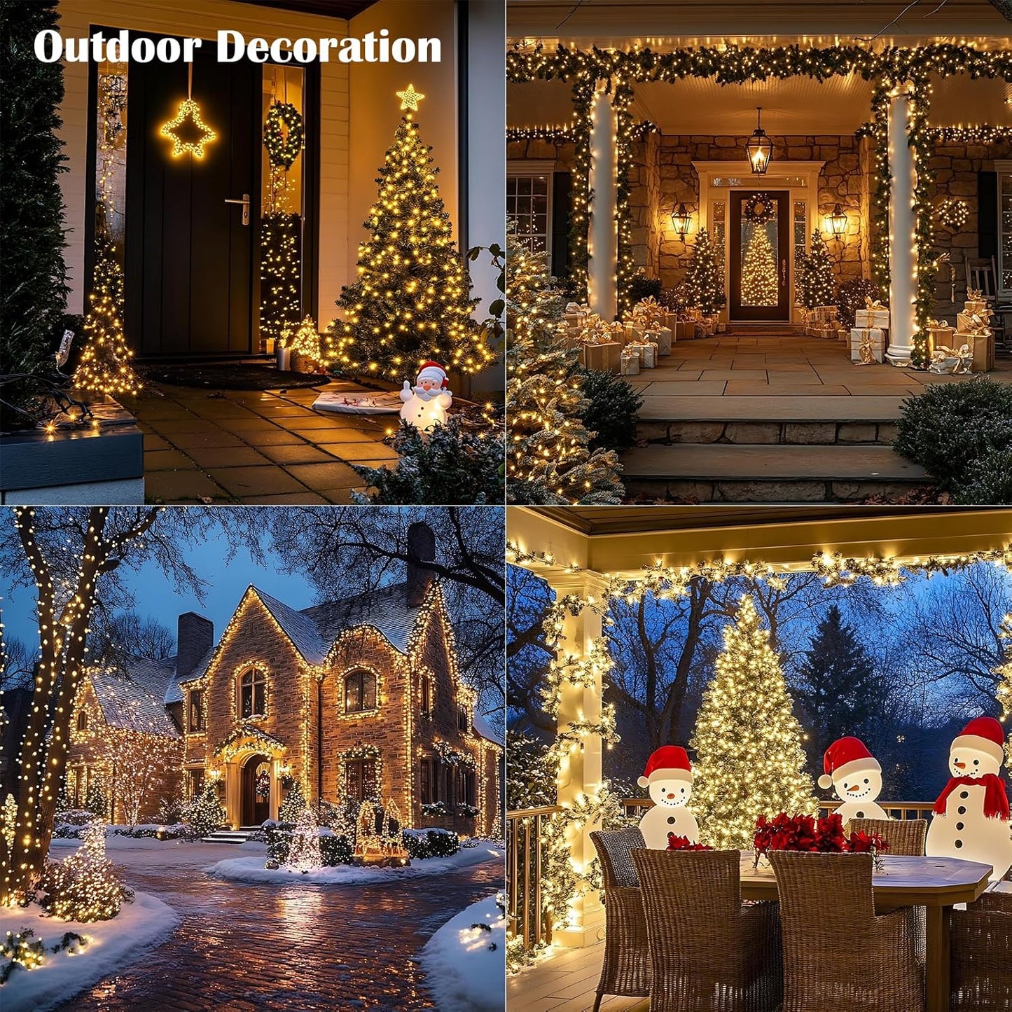 Fairy Lights Plug in,200FT 600LEDs Waterproof Led String Lights,8 Modes Remote Twinkle Light for Outdoor Indoor Christmas Wedding Birthday Garden Party Decorations,Silver Wire,Warm White