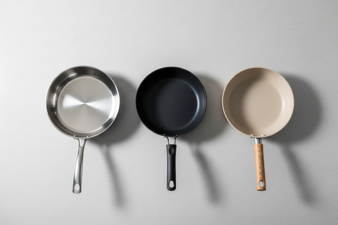 Stainless vs Nonstick vs Ceramic: How to Choose the Right Pan