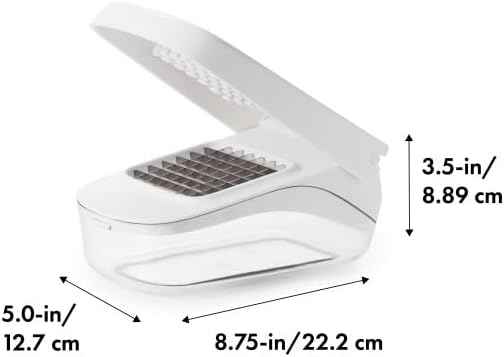 OXO Good Grips Vegetable and Onion Chopper with Easy Pour Opening White