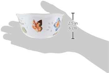 Lenox 806737 Butterfly Meadow Dessert Bowl, Multicolor, 1 Count (Pack of 1)