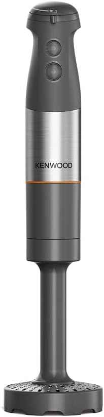 Kenwood Triblade XL HBM60.307GY Hand Mixer with Splash Guard, Chopper 500 ml, Metal Whisk and Puree Made of BPA-Free Plastic, Dishwasher Safe, 1000 W, Grey