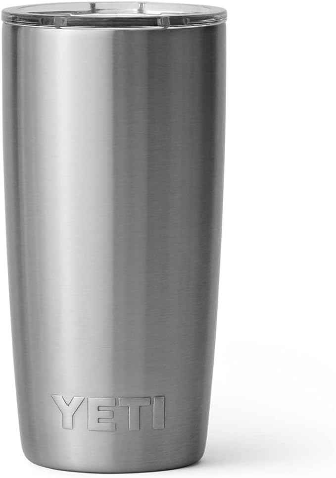 YETI Rambler 10 oz Tumbler, Stainless Steel, Vacuum Insulated with MagSlider Lid, Stainless