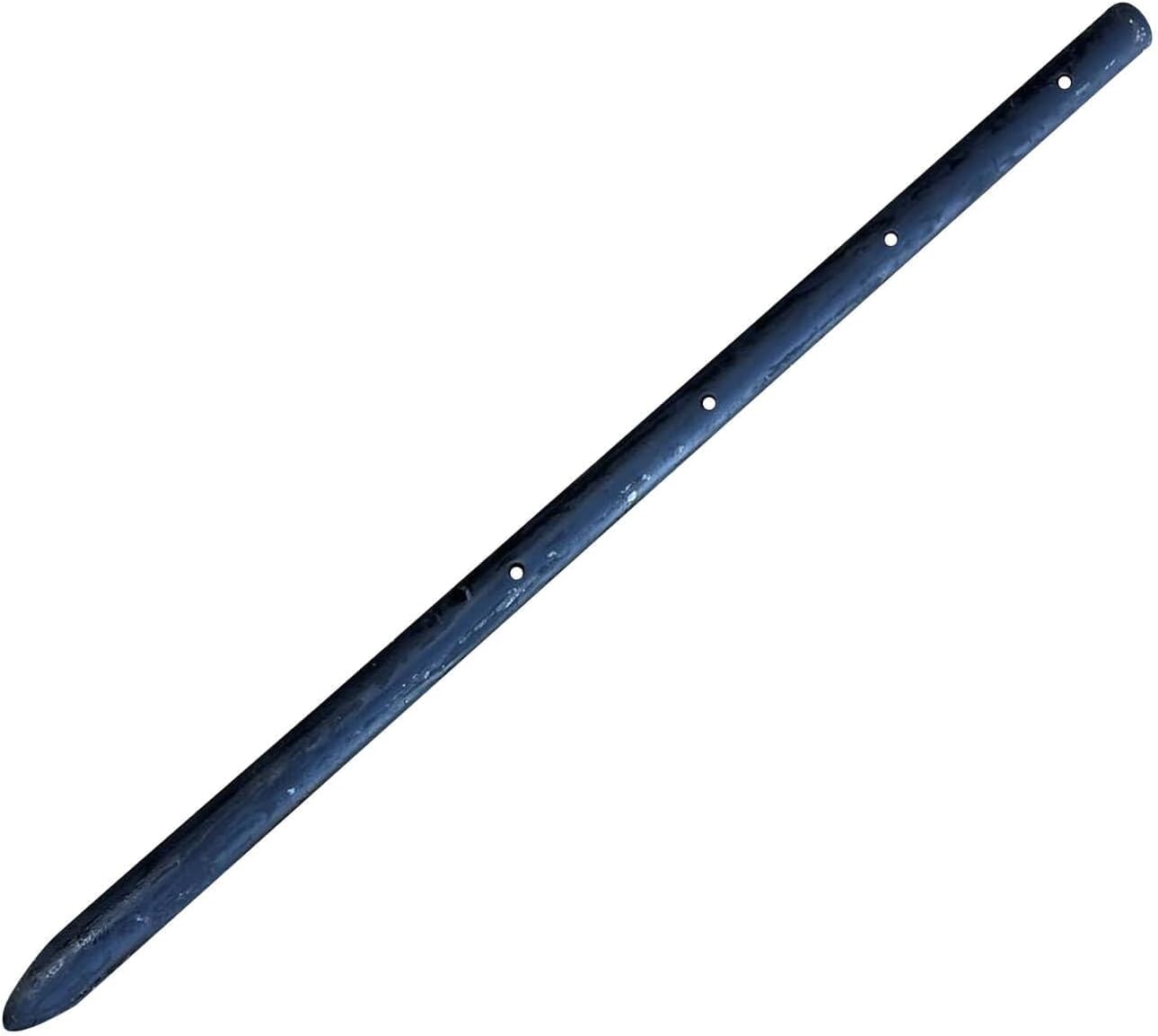 Sandbaggy Round Steel Concrete Form Stakes with Nail Holes - Rust Resistant Coating - Removable, Reusable (50, 3/4 in X 18 in)