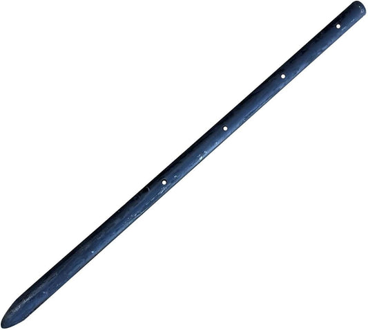 Sandbaggy Round Steel Concrete Form Stakes with Nail Holes - Rust Resistant Coating - Removable, Reusable (100, 3/4 in X 18 in)