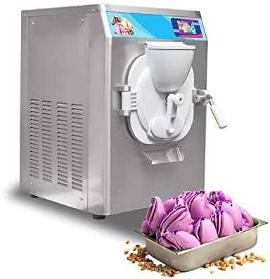 Kolice Commercial ETL Certificate Heavy Duty Countertop Gelato Hard Ice Cream Machine, Sorbettos Maker, Italian Water Ice Cream Machine, Street Food Machine-9-11 gal/hour