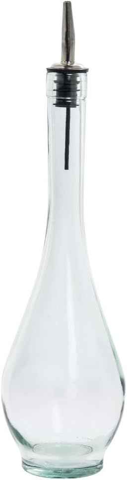 TableCraft H931 Siena 16 Oz. Green Tint Glass Oil Bottle
