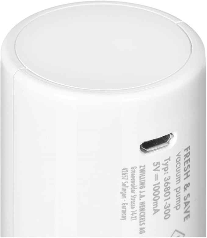 ZWILLING FRESH & SAVE vacuum pump, handy vacuum device, white-La Mer