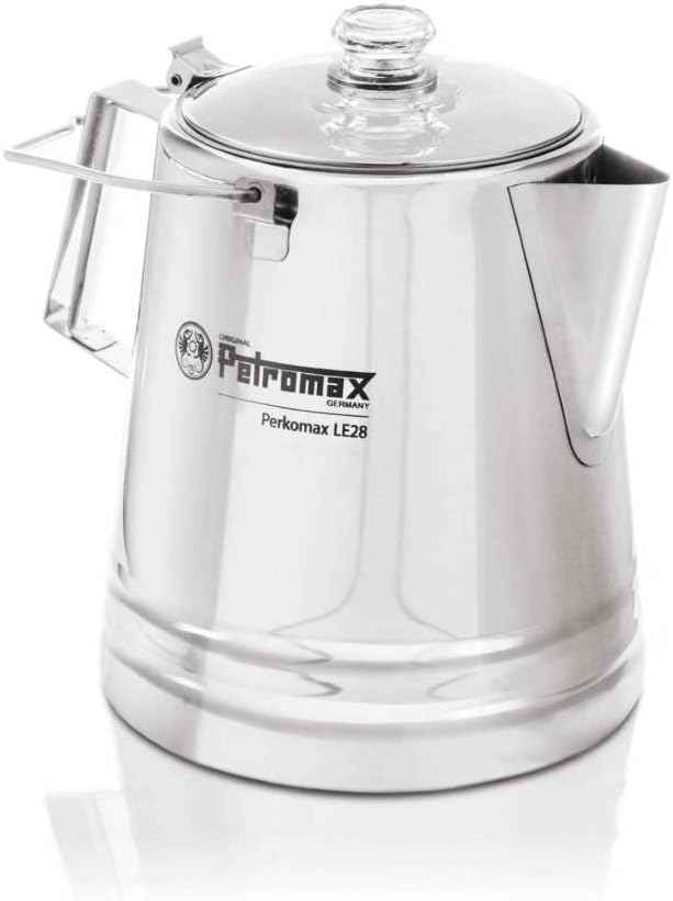 Petromax Tea and Coffee Percolator, Use Indoor/Outdoors for Home Kitchen or Campfire, Stainless Steel Coffee and Tea Pot Brews to Your Taste