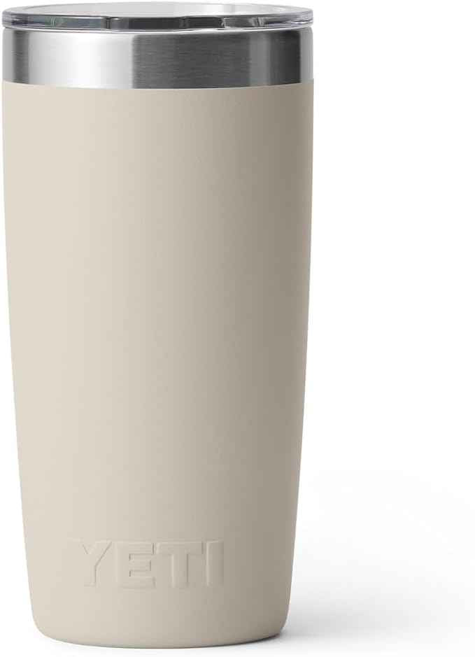 YETI Rambler 10 oz Tumbler, Stainless Steel, Vacuum Insulated with MagSlider Lid, Cape Taupe