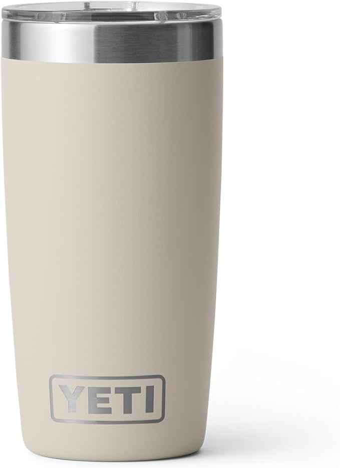 YETI Rambler 10 oz Tumbler, Stainless Steel, Vacuum Insulated with MagSlider Lid, Cape Taupe