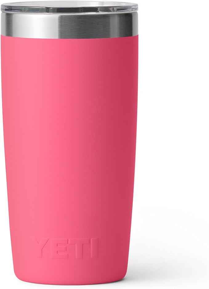YETI Rambler 10 oz Tumbler, Stainless Steel, Vacuum Insulated with MagSlider Lid, Tropical Pink