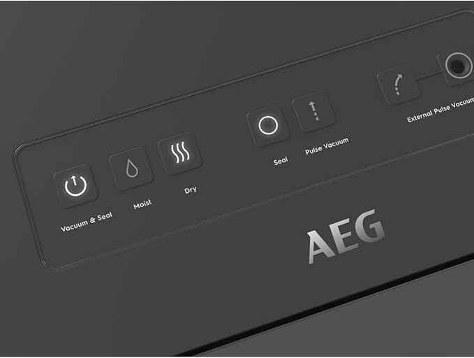 AEG A6-1-6AG Vacuum Tank, Double Quick Sealing, Wet & Dry Modes, Preset Settings, Integrated Handle, 12 L/min Pump, Air Bubble-Free Function, Quiet, BPA Free, Grey