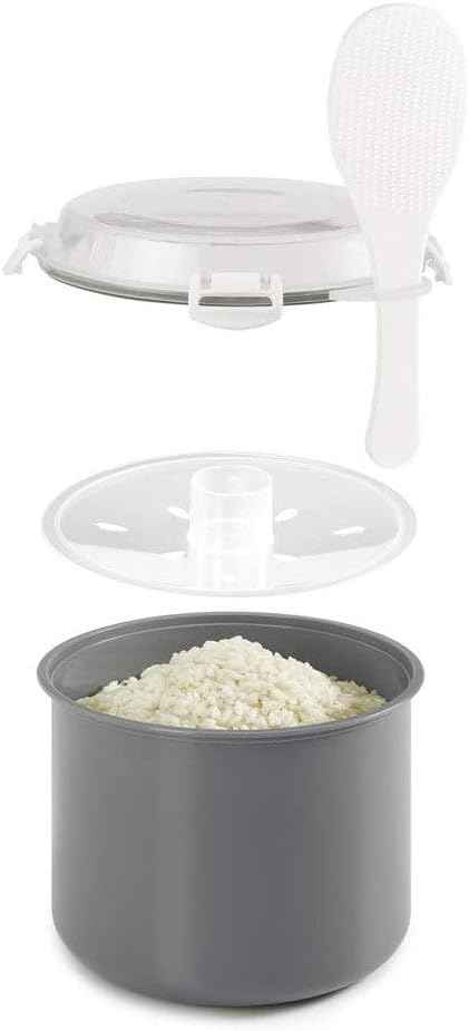 Metaltex Cooker Rice and Cereal, Plastic, Black, Multicolor
