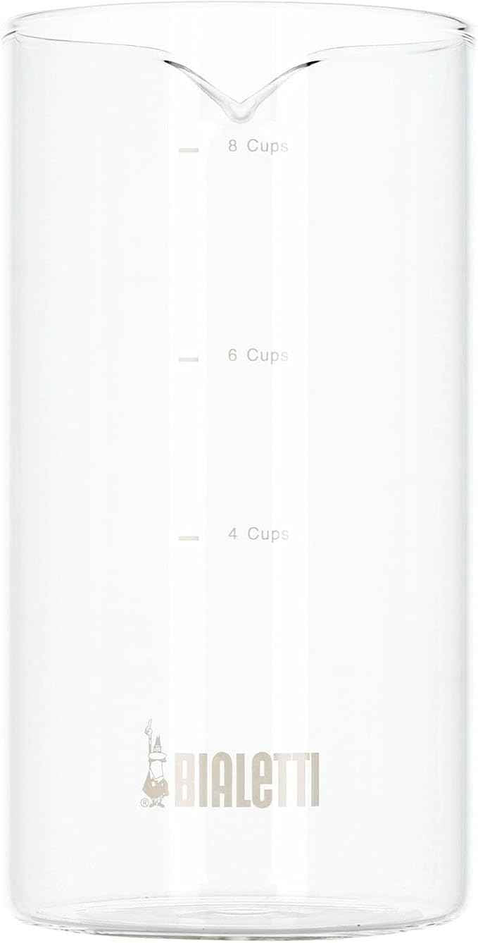 Bialetti 3240 Caffettiera Spare Glass 1 Litro 8 Tazze, Trasparente, Altro