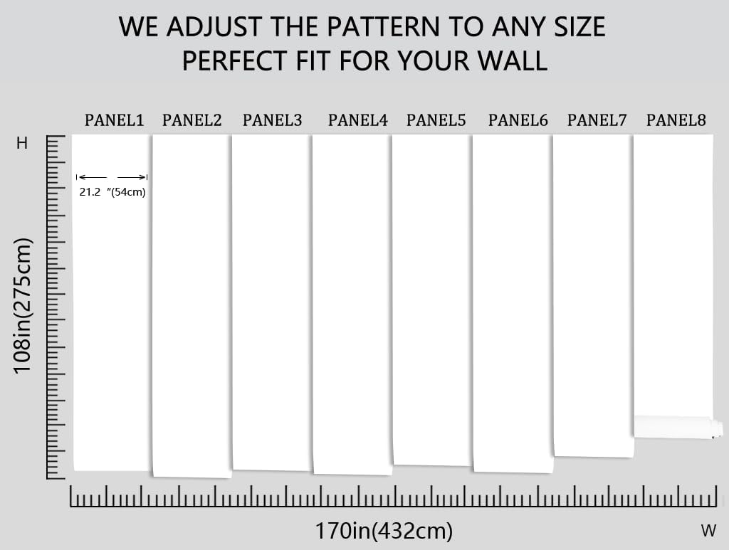 Green Plants Wrapped in Pigeons Flying Freely Under The Blue Sky and White Clouds Wallpaper for Large Background Wall murals(Non-self-Adhesive)