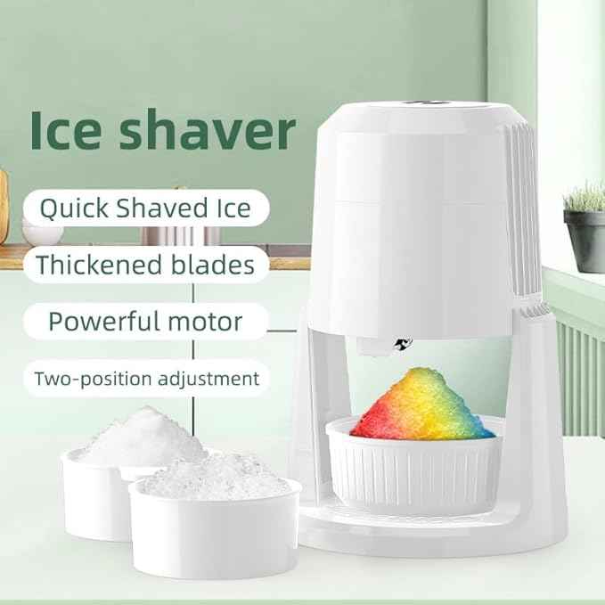 Ice Shaver Slushie Machine for Home