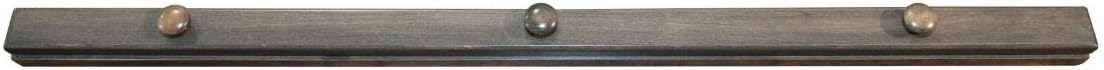 RRD Amish Made Quilt Rack Wall Mount - Rustic Tapestry Hangers for Rugs, Tapestries & Quilts - Maple Wood, Antique Slate Stain, 42'