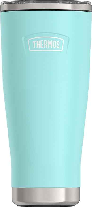THERMOS ICON SERIES, Stainless Steel Tumbler with Slide Lock, 18 Ounce, Sea Green