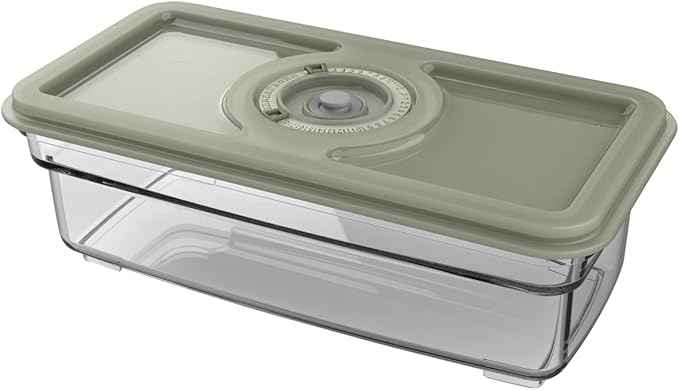 AEG AVFK1+ Fresh Kit+ Vacuum Sealer (Hand Vacuum Pump, 3 Airtight Vacuum Containers with Date Function, Fast Vacuum Food, Preservation of Nutrients, Design, Sustainable, Grey)