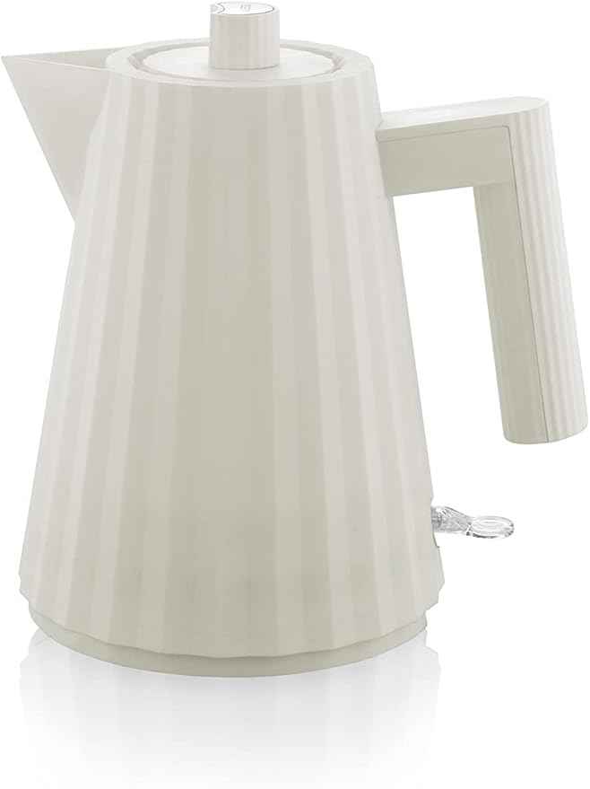 Alessi MDL06/1BUS Plisse Electric Kettle White, Small