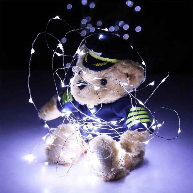 4Pack 80Ft 240LED Fairy Lights Battery Operated with Remote, Waterproof String Lights with Timer for Indoor & Outdoor, Twinkle Lights Battery Powered for Bedroom Christmas Decorations (Cool White)