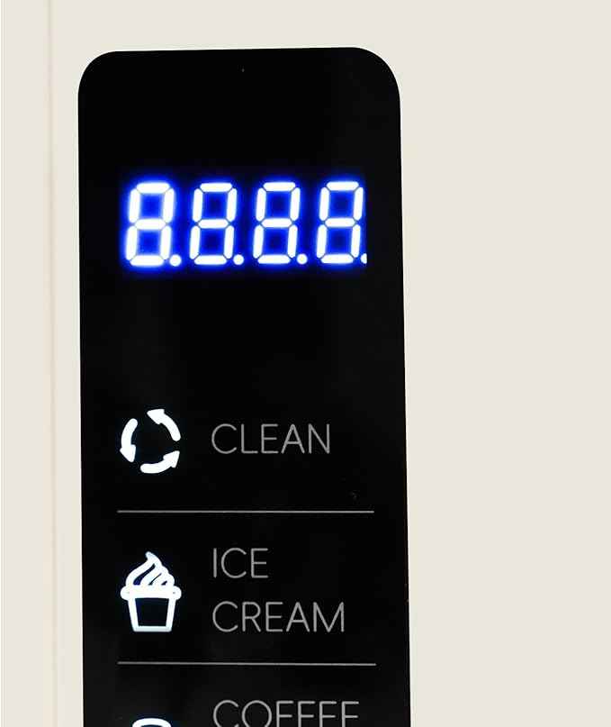Slushie Machine, 185W Commercial Grade Frozen Drink Maker with 5 Modes + Self-Cleaning, 0.48Gal Capacity for Milkshakes Ice Cream Slushies, Home Party Restaurant Bar Use (Beige)