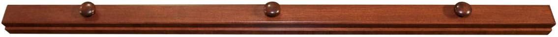RRD Quilt Hanger for Wall for Display (84") Amish Made Wooden Quilt Rack Wall Mount - Rustic Tapestry Quilt Wall Hangers (Cherry Wood, Cherry Stain, 84" Long)