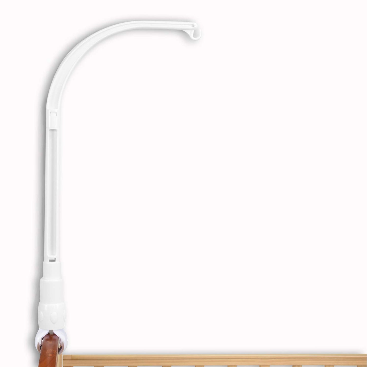 DIY 22 inches Crib Mobile arm Nursery Mobile arm Baby Mobile Hanger,Adjusting the Claw Width of Mobile Hanger,Mobile arm for Crib