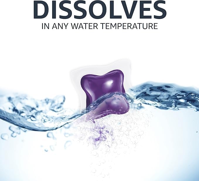 Amazon Basics Laundry Detergent Pacs, Lavender Scent, 120 Count (New Packaging)