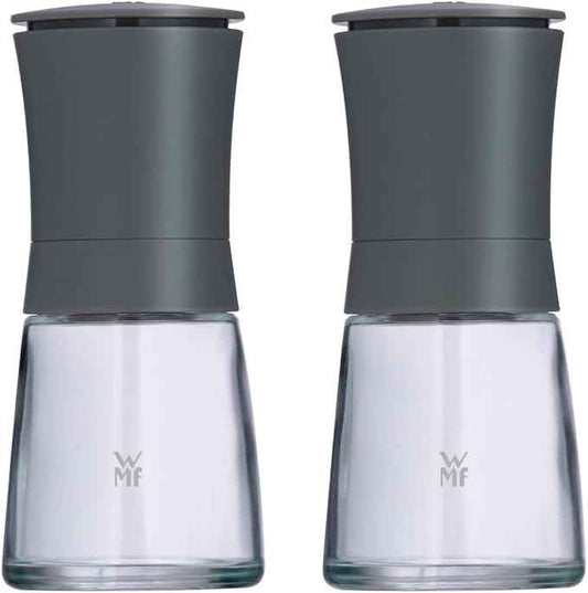 WMF Trend 2-Piece Small Manual Ceramic Spice Grinder - Charcoal Grey